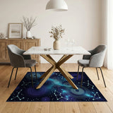 Cosmic Galaxy Tribal Dot Art Rug