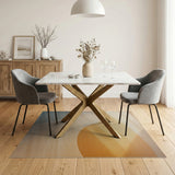 Abstract Wave Beige Area Rug