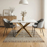 Heritage Tribal Beige Geometric Heritage Tribal Rug