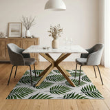 Lush Green Lush Green Palm Frond Area Rug