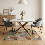 Modern Abstract Geometric Area Rug
