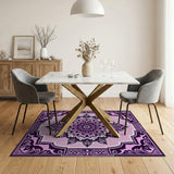 Purple Mandala Persian Traditional Persian Area Rug