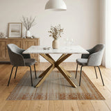 Beige Heritage Tribal Area Rug with Terracotta Border
