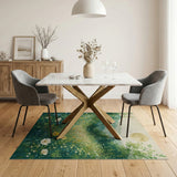 ODIKA Wildflower Mountain Meadow Washable Low Pile Area Rug