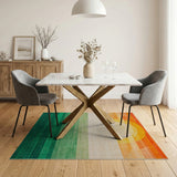 Sunset Gradient Geometric Area Rug
