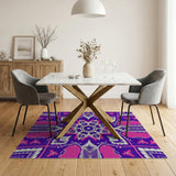 Purple Mandala Persian Purple Area Rug