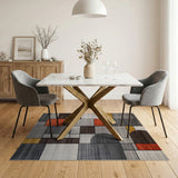 Modern Geometric Abstract Geometric Modern Area Rug