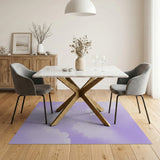 Dreamy Purple Clouds Area Rug