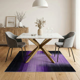 Purple Purple Halftone Gradient Area Rug