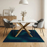 Starry Aurora Borealis Constellation Rug
