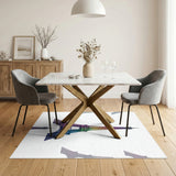Rainbow Eiffel Tower Area Rug