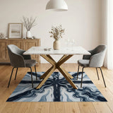 Ethereal Crossroads Abstract Area Rug