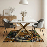 Fierce Tiger Pride Jungle Area Rug