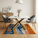 Sunset Peaks Geometric Area Rug