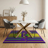 Mardi Gras Masquerade Mask Area Rug