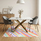 Kids Cartoon Rainbow Pets Kids Cartoon Area Rug