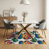 Rainbow Bear Paw Mountain Area Rug