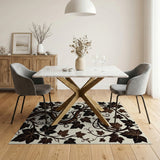 Cream Ivy Vine Area Rug