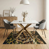 Southwestern Cliff Dwellings Area Rug