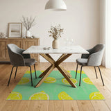Sunny Lemon Slices Area Rug