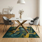 Dinosaur Jungle Kids Cartoon Area Rug