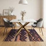 Heritage Tribal Zigzag Geometric Area Rug