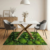 Lush Green Moss Leaf Area Rug