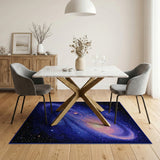 Abstract Area Cosmic Galaxy Nebula Area Rug