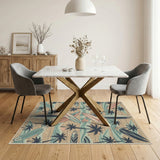 Coastal Surfboard Area Rug