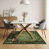 Enchanted Forest Mushroom Area Rug