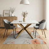 Peony Blush Peony Floral Area Rug
