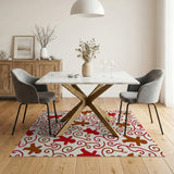 Whimsical Gingerbread Cartoon Area Rug