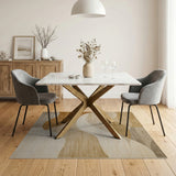 Abstract Wave Beige Abstract Area Area Rug
