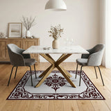 Traditional Persian Ornate Persian Medallion Area Rug
