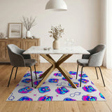 Playful Cartoon Critters Area Rug