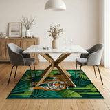 Roaring Jungle Tiger Area Rug