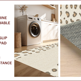 Ultra Soft Area Rug, Non Slip, Stain Resistant, Washable Area Rugs for Living Room, Bedroom, Stylish Off-White Dining Room Area Rug(Beige)