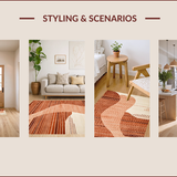 Ultra Soft Area Rug, Non Slip, Stain Resistant, Washable Area Rugs for Living Room, Bedroom, Elegant Soft Shag Aesthetic(Beige)