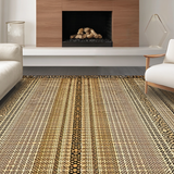 Ultra Soft Area Rug, Non Slip, Stain Resistant, Washable Area Rugs for Living Room, Bedroom, Sleek Neutral Leopard Texture(Beige)