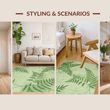 Vibrant Green Cozy Texture(Green)