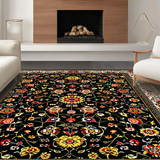Chic Minimalist Flower(Black)