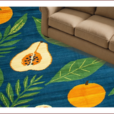 Whimsical Nature Inspired Round Design(Blue)