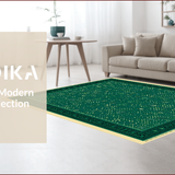 Ultra Soft Area Rug, Non Slip, Stain Resistant, Washable Area Rugs for Living Room, Bedroom, Celestial Zodiac Fantasy(Green)