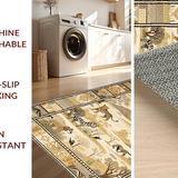 Vibrant Safari Scene for Playtime(Beige)