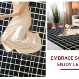 Dynamic Striped Artful Arrangement(Black)