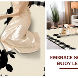 Charming Rustic Bunny Motif(Beige)