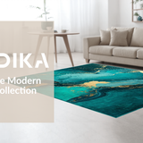 Contemporary Iridescent Swirl(Blue)