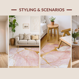 Contemporary Watercolor Blush Motif(Pink)