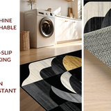 Chic Abstract Geometric Fusion(Black)