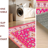 Luxe Pink Toned Geometric Motif(Pink)